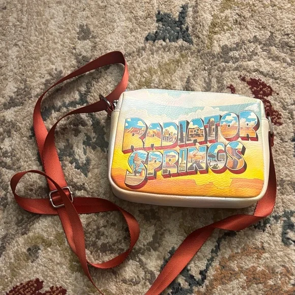 Radiator Springs Graphic Crossbody Bag - Picture 1 of 5